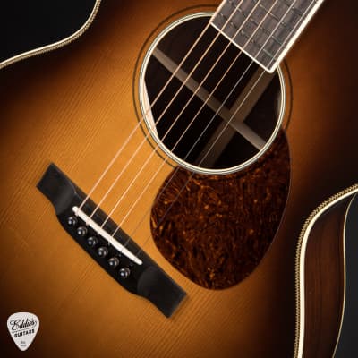 Bourgeois OM Large Soundhole Sunburst - Aged Tone Adirondack & Madagascar Rosewood image 13