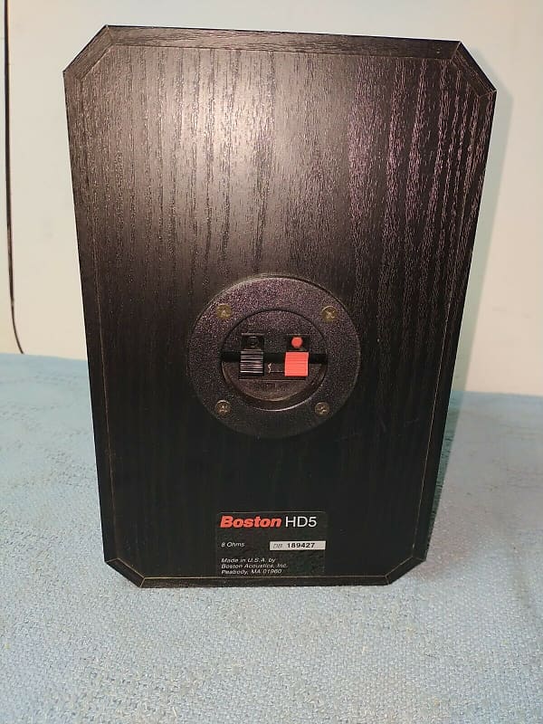 Boston HD5 スピーカー 8cm ブラック Boston Acoustics HD5 Bookshelf Speakers Pair Black 8 Ohms