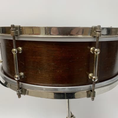 Decolite 5x15 Duplex Snare Drum Shell All Vintage Nickel Hdwr 1900s image 7