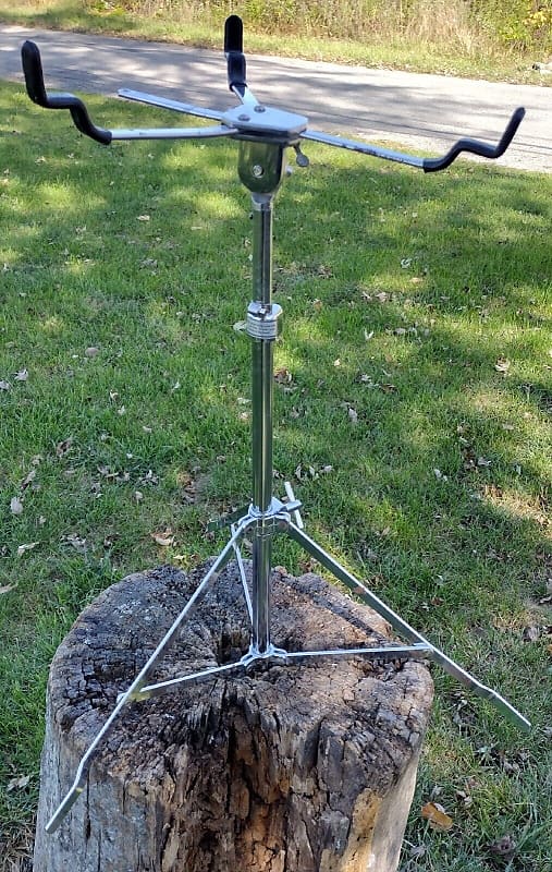 70's Snare Drum Stand, Ludwig Base w/ Unbranded Basket (#24/36) image 1