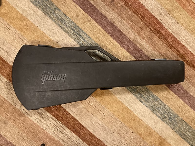 Gibson Chainsaw Case (2nd Gen) 1970s Black w/Red Interior Reverb