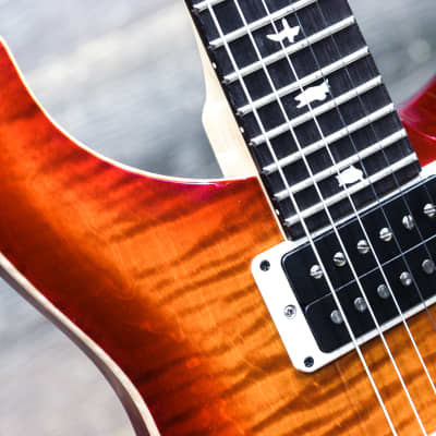 PRS CE 24 Bolt-On Pattern Thin Dark Cherry Sunburst Electric Guitar w/Bag #0373246 image 9