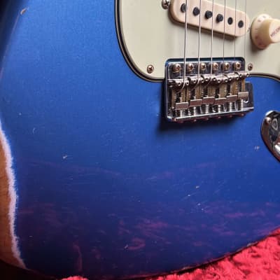 Fender Custom Shop Stratocaster '63 2023  - Aged Lake Placid Blue Relic image 2