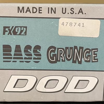 DOD FX92 Bass Grunge | Reverb