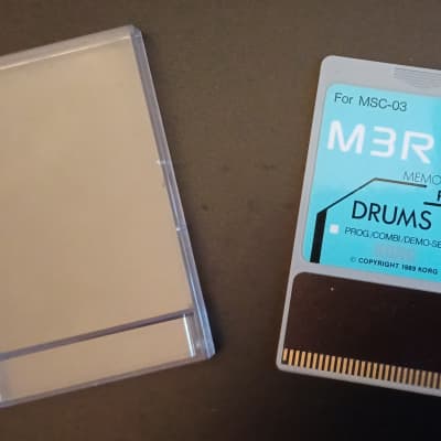 Korg RPC-03 Program Card DRUMS 1 for M3R 1989