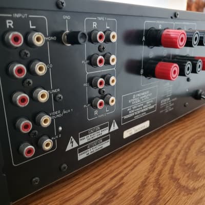 Pioneer A77X Integrated Amplifier 1986 Black | Reverb
