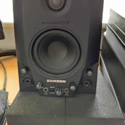 Samson Studio GT Active Studio Monitors with USB Audio Interface (Pair) 2010s - Black for sale
