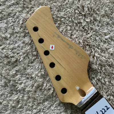 Natural Maple Wood Guitar Neck and Rosewood Fretboard image 2