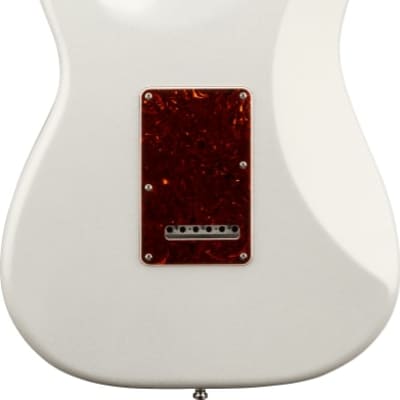 Fender American Ultra Stratocaster HSS Electric Guitar. Maple FB, Arctic Pearl image 4