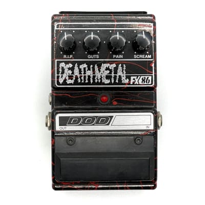 DOD Death Metal Distortion FX86 (NOT B) 1990s - Jason Lamb - Black image 1