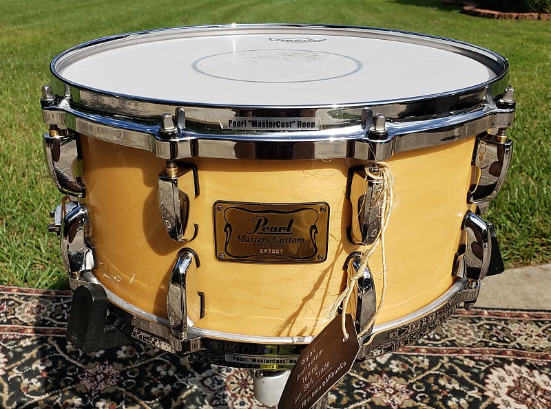 Pearl Masters Custom MMX 14x6.5 Maple Snare Drum - Natural Maple