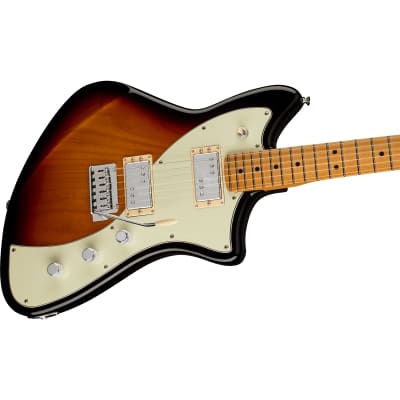 Fender Player Plus Meteora HH Guitar, Maple Fretboard, 3-Color Sunburst image 2