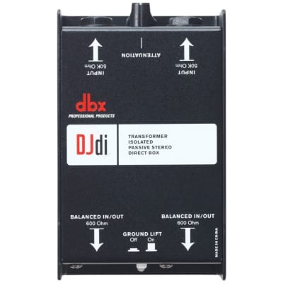 dbx DJDI 2-Channel Transformer Isolated Passive Direct Box image 4