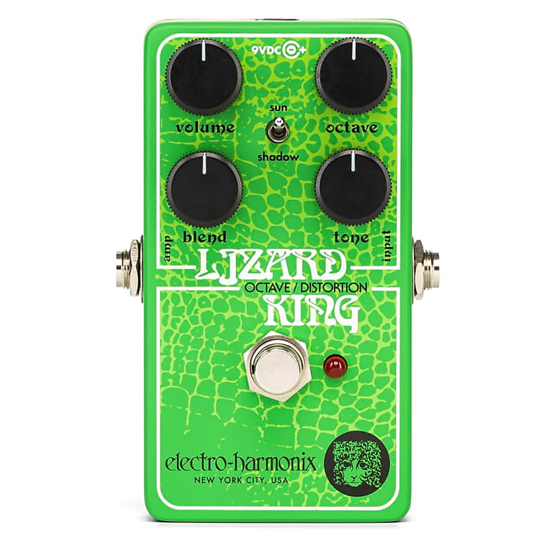 New Electro-Harmonix EHX Lizard King Bass Octave Fuzz Guitar 