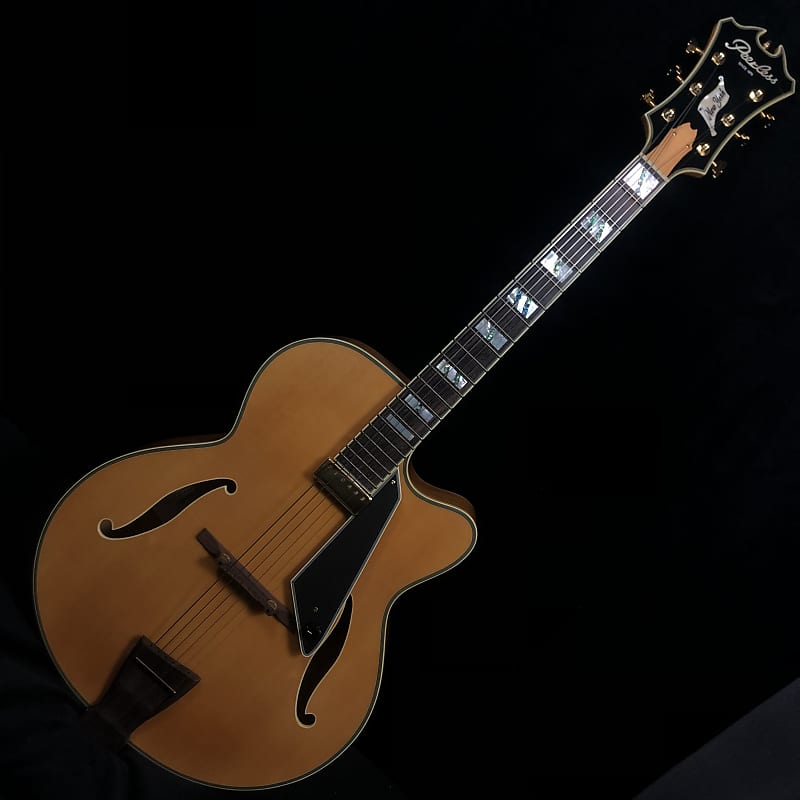 Peerless New York Archtop Electric Guitar Blonde #7908 w original Peerless hard case image 1