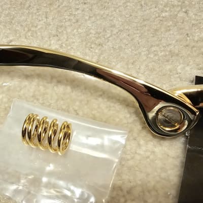 Duane Eddy Flat Style Bigsby Handle Assembly & 1967G - 7/8 Spring, - Gold - 006-1705-000 for sale