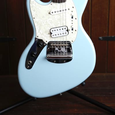 Fender Kurt Cobain Jag-Stang Left Handed Rosewood Sonic Blue Electric Guitar Pre-Owned for sale