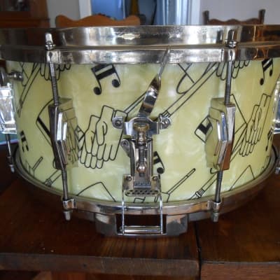 Ludwig and Ludwig 1941 Original Top Hat and Cane, Swing Sensation Drum Set image 5