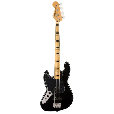 Squier Classic Vibe '70s Jazz Bass Left-Handed Bass Guitar (Black) image 2