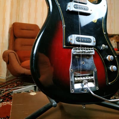 MUSIMA Eterna de Luxe rare vintage electric guitar strat jaguar jazz GDR 70 image 6