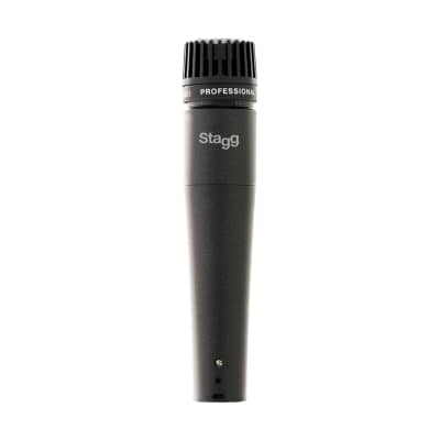 Stagg SDM70 Professional Multipurpose Cardioid Dynamic Microphone w/Cartridge DC18 Black image 1