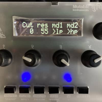 Mutable Instruments Shruti synth FM wavetable LSF-K1 analog stereo filter image 3