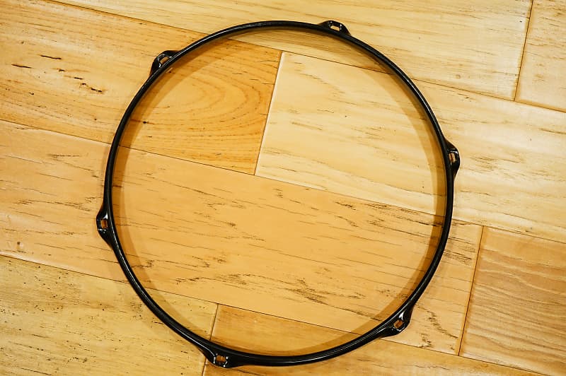 12" 6 lug hole BLACK drum rim hoop 2.3mm Reverb