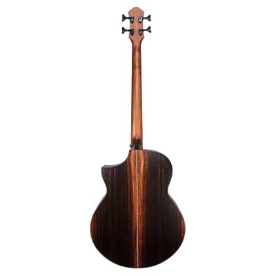 Michael Kelly Dragonfly 4 Port Java Ebony Acoustic-Electric Bass Guitar image 3
