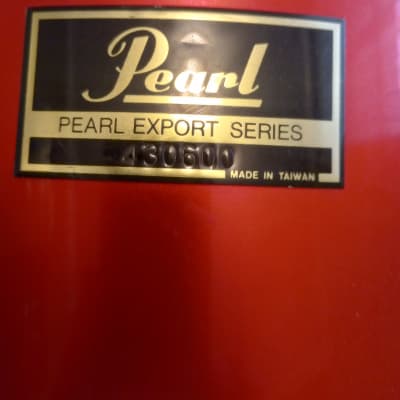 Pearl Export 12"(diameter)x10"(depth) Tom 1980's - Red Wrap image 2