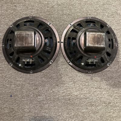 CTS Fender alnico 10” matched pair fresh recone 8 ohm 1973 - Blue label for sale