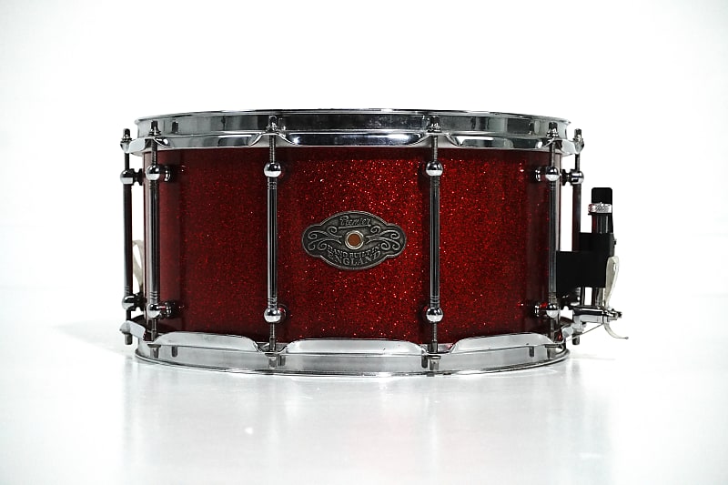 Premier Modern Classic Snare 14" x 7" in  Red Moon Sparkle image 1