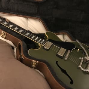Gibson ES-355 1 of 100 VOS Olive Drab Memphis Custom Shop Historic Reissue Limited Edition 2015 335 image 4