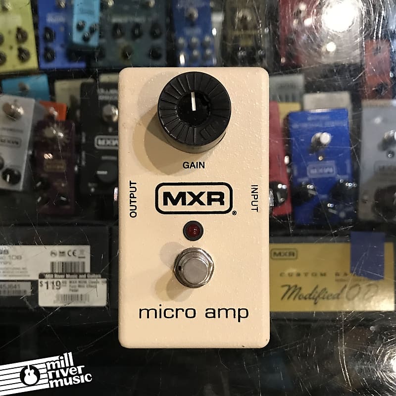 MXR Micro Amp Boost Effects Pedal Used
