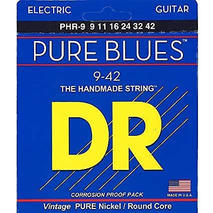 DR Pure Blues Nickel Guitar Strings - 9-42 image 1
