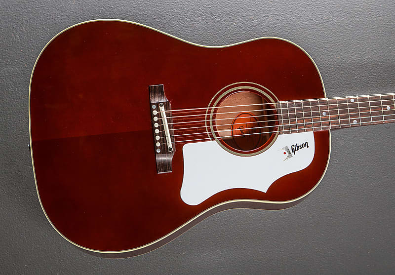 Gibson 60's J-45 Original Adjustable Saddle - Wine Red image 1
