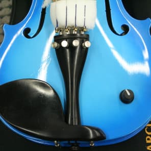 Barcus Berry BARAEVB2ND Light Blue 4/4 Acoustic Electric Violin B Stock w/ Case image 2