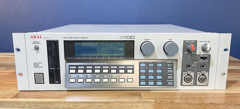 [Excellent] Akai S1100 MIDI Stereo Digital Sampler 4MWords OS 4.30 w/ DSP  FX Board