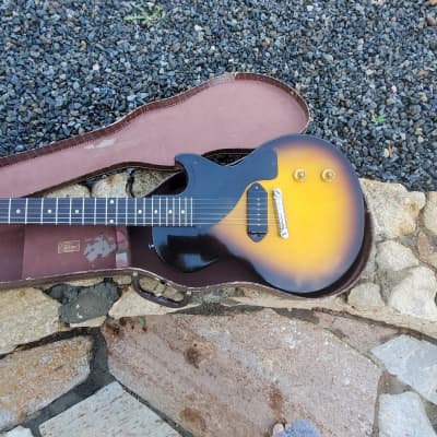 Gibson  Les Paul Jr With Original Case 1957 Sunburst image 1
