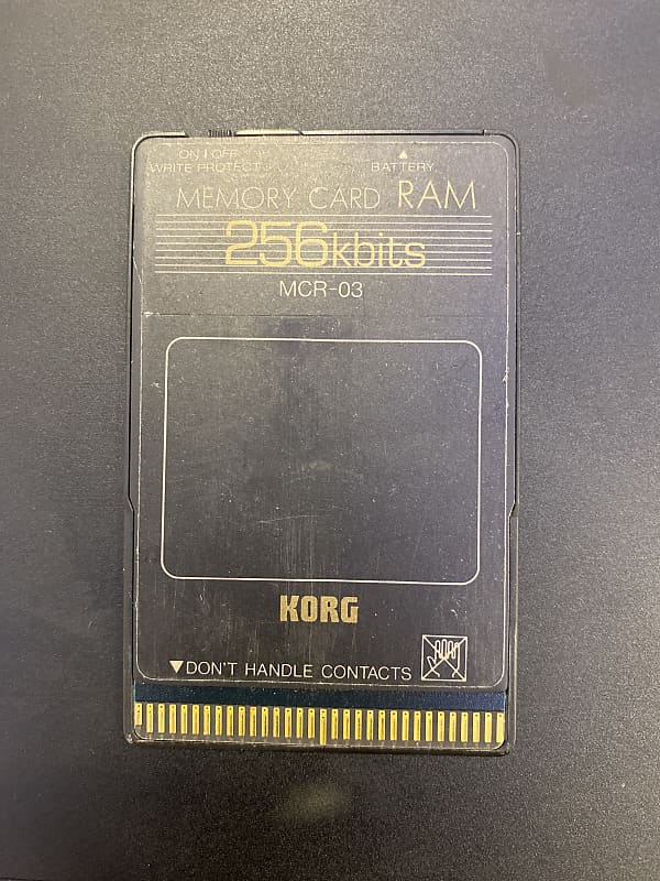 Korg MCR 03 Memory Card | Reverb