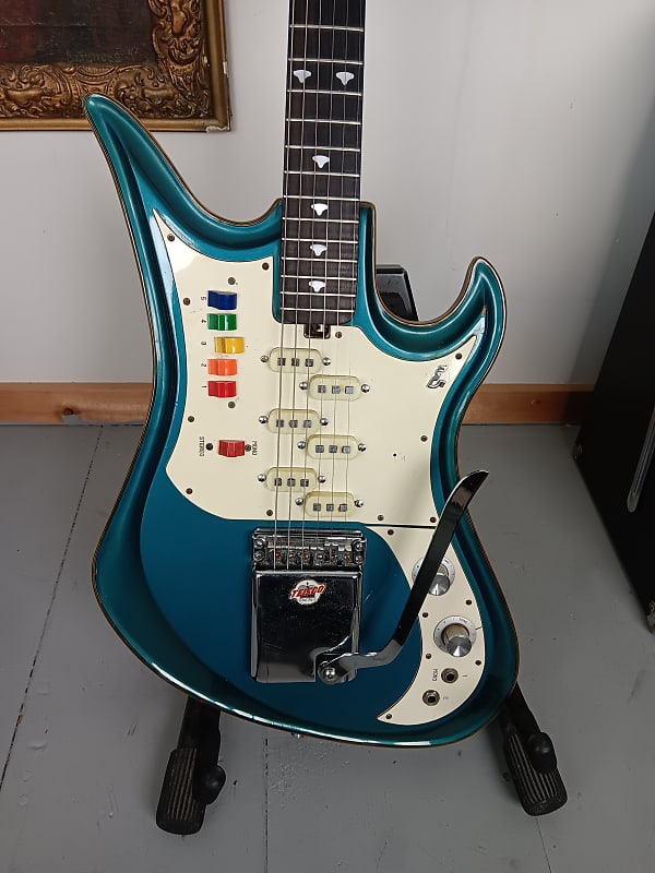 Teisco Spectrum 5 original 1960s vintage Japanese bizarre Teisco Spectrum 5 original 1960s vintage Japanese bizarre