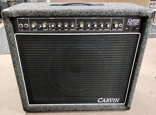 Late 1980 s Carvin SX 100 100w Combo Amp 1x12 British Series MOSFET 3 Band EQ 2 Channels