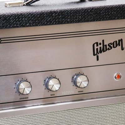 1966 Gibson Atlas Medalist 1 x 15” Tube Combo Amplifier Vintage 2 x 6L6 Power Tubes Super Clean 100% All Original Rare Electric Bass Guitar Amp image 11