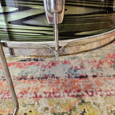 Ludwig Standard 16x16" 3-ply Floor Tom in Avocado Strata 1971 image 8