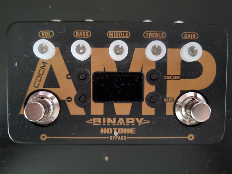 Hotone Binary Amp Simulator 2018 - Black/Gold