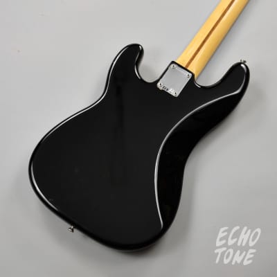 c2018 Fender Precision Bass (AVRI, Black, OHSC) image 3