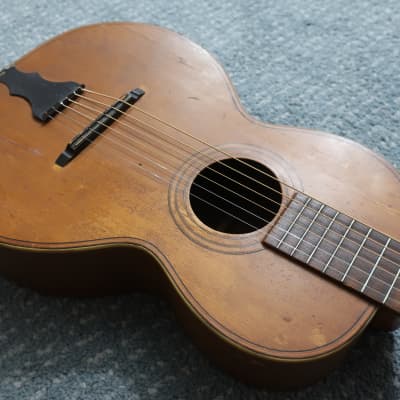 Antique 1930s Lakeside Lyon & Healy Chicago NYC Luthier Era Parlor Guitar Exquisite Woods Beautiful Restoration Candidate Playable Project image 3