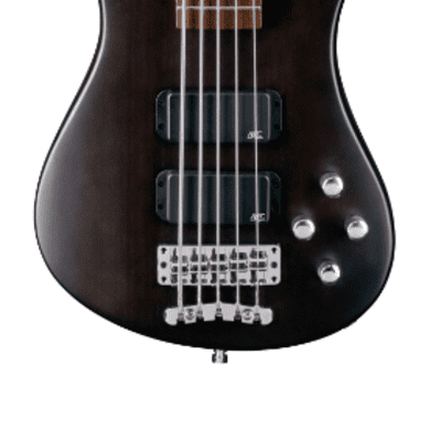 Warwick RockBass Streamer Standard 5 String Bass Guitar  - Nirvana Black Transparent Satin image 1