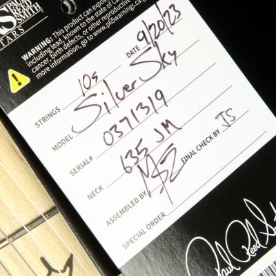 PRS Silver Sky John Mayer - Dodgem Blue 2023 image 21