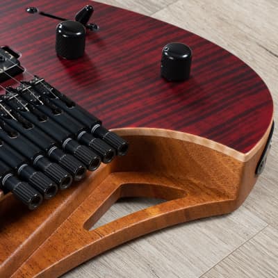 Mayones Hydra Elite 7 Headless 7-String Guitar, 3A Snakewood | Reverb