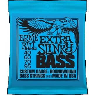 Ernie Ball 2835 Extra Slinky Nickel Wound Bass Strings; 40-95 image 1